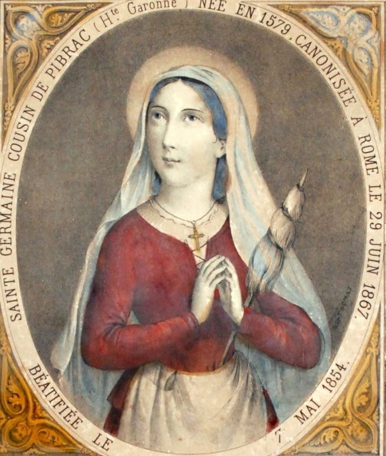 Jun 15 – St Germaine Cousin of Pibrac, France (1579-1601), Patroness of ...