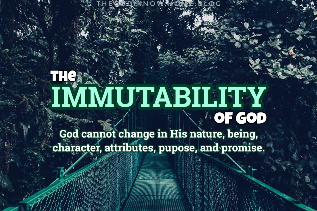 The Divine Attributes Immutability ADULT CATECHESIS & CHRISTIAN